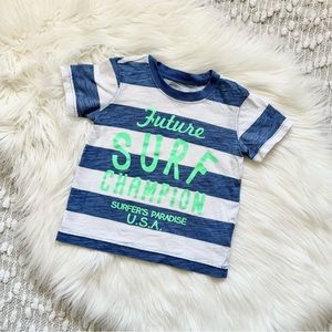 (💚4/$20) Stripe Surf T-shirt